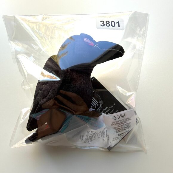 3801 DISNEY PARKS DISNEY HAUNTED MANSION RAVEN CROW WITH RED EYES - Picture 7 of 7